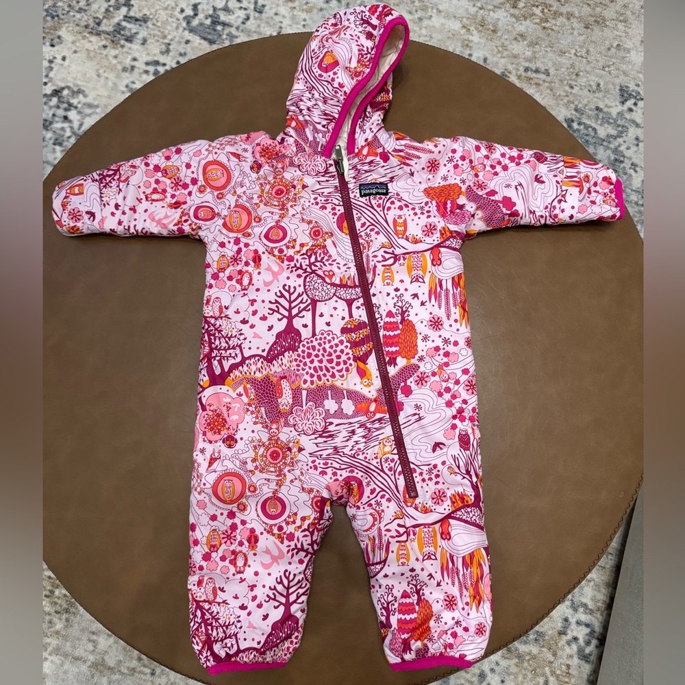 Patagonia Pink Patterned Kids Jacket